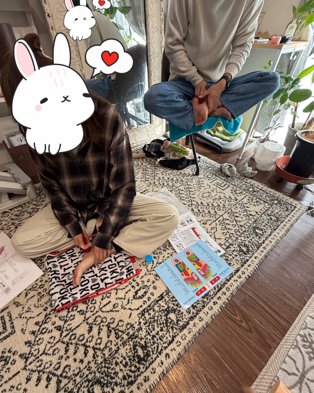 足つぼセルフケア講座を受講されたご夫婦